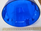 vidro farol intermitente
                    rotativo emergencia azul RCV9686
